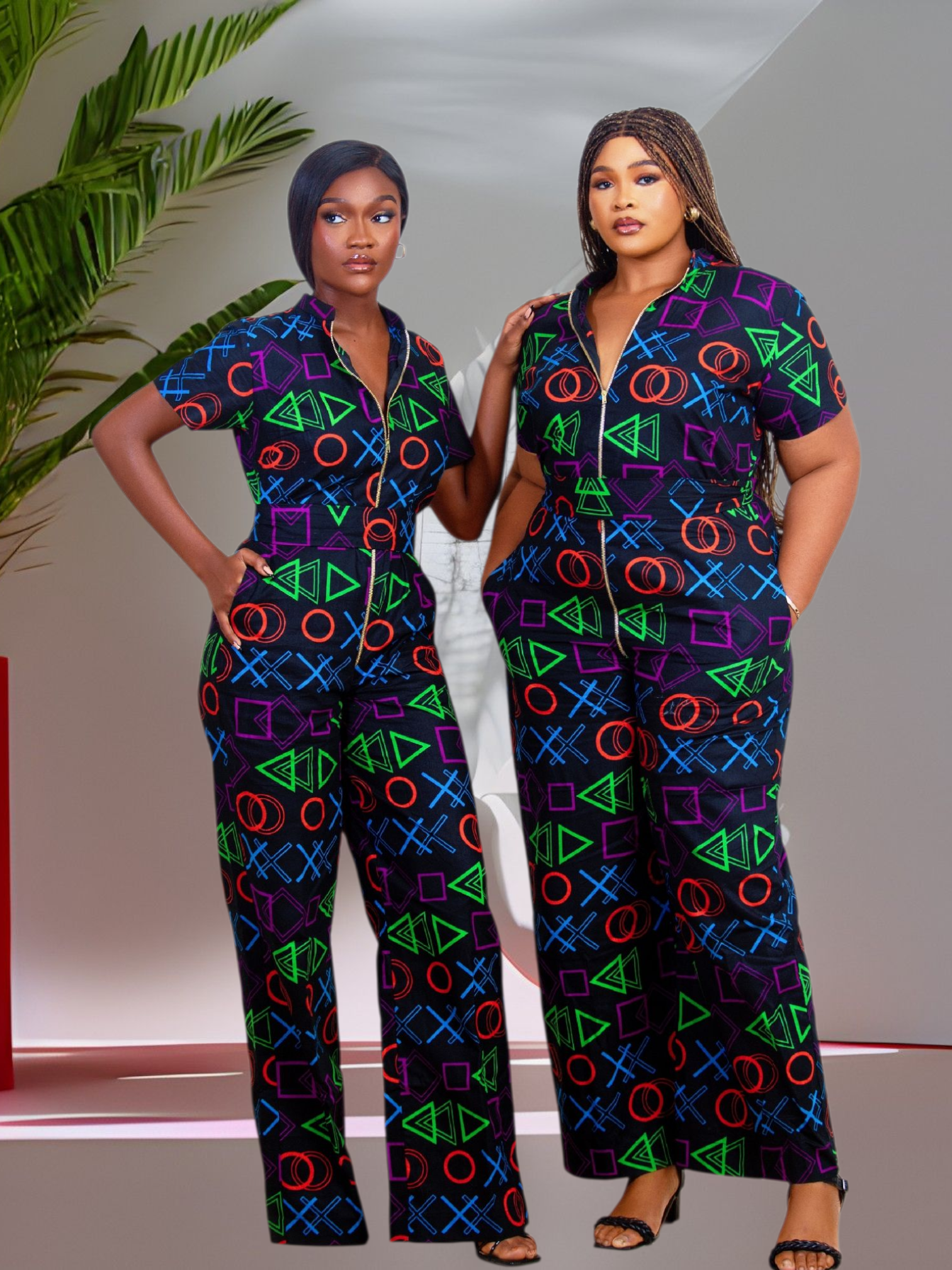 Zari African print Jumpsuit