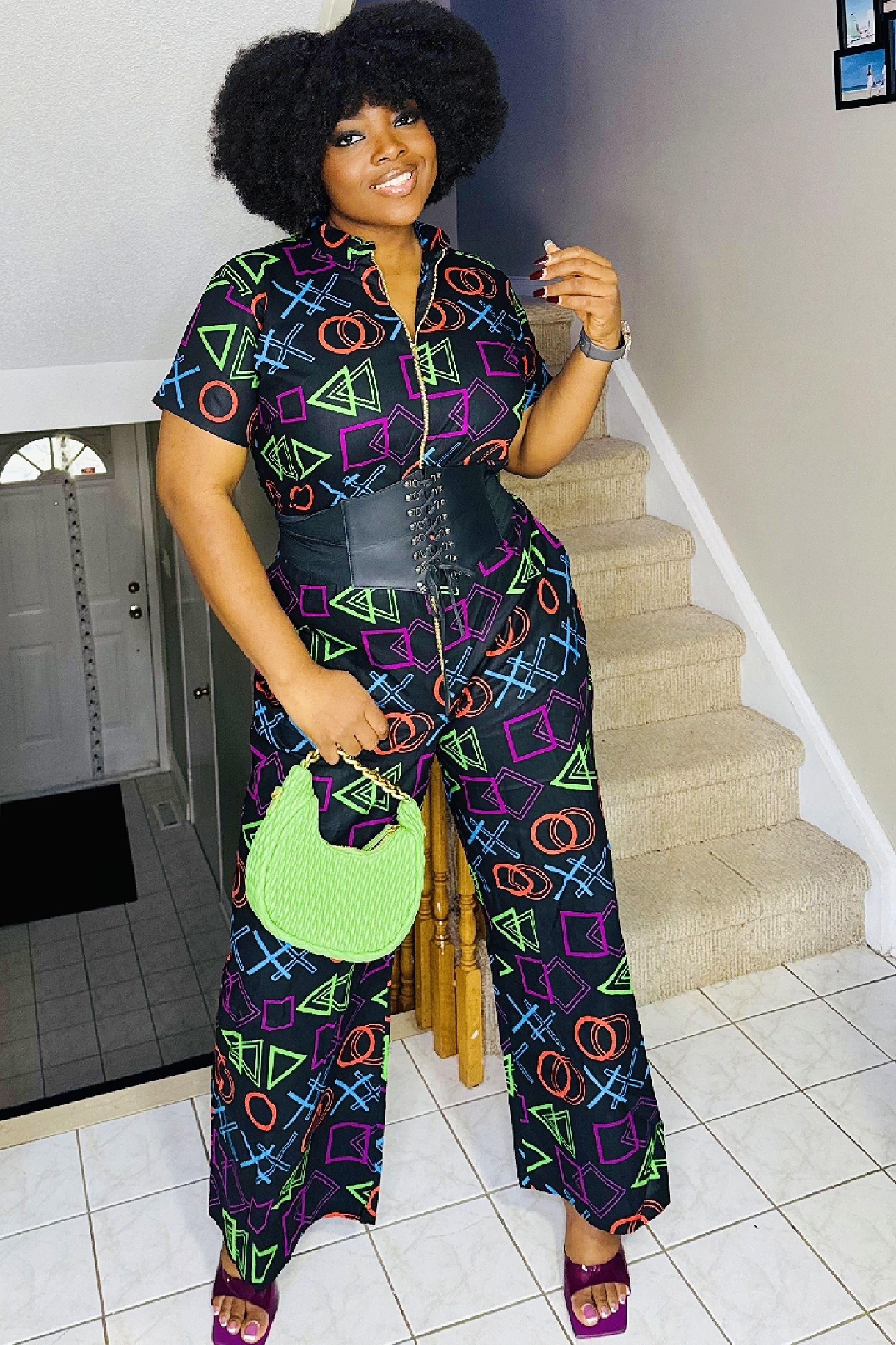 Zari African print Jumpsuit