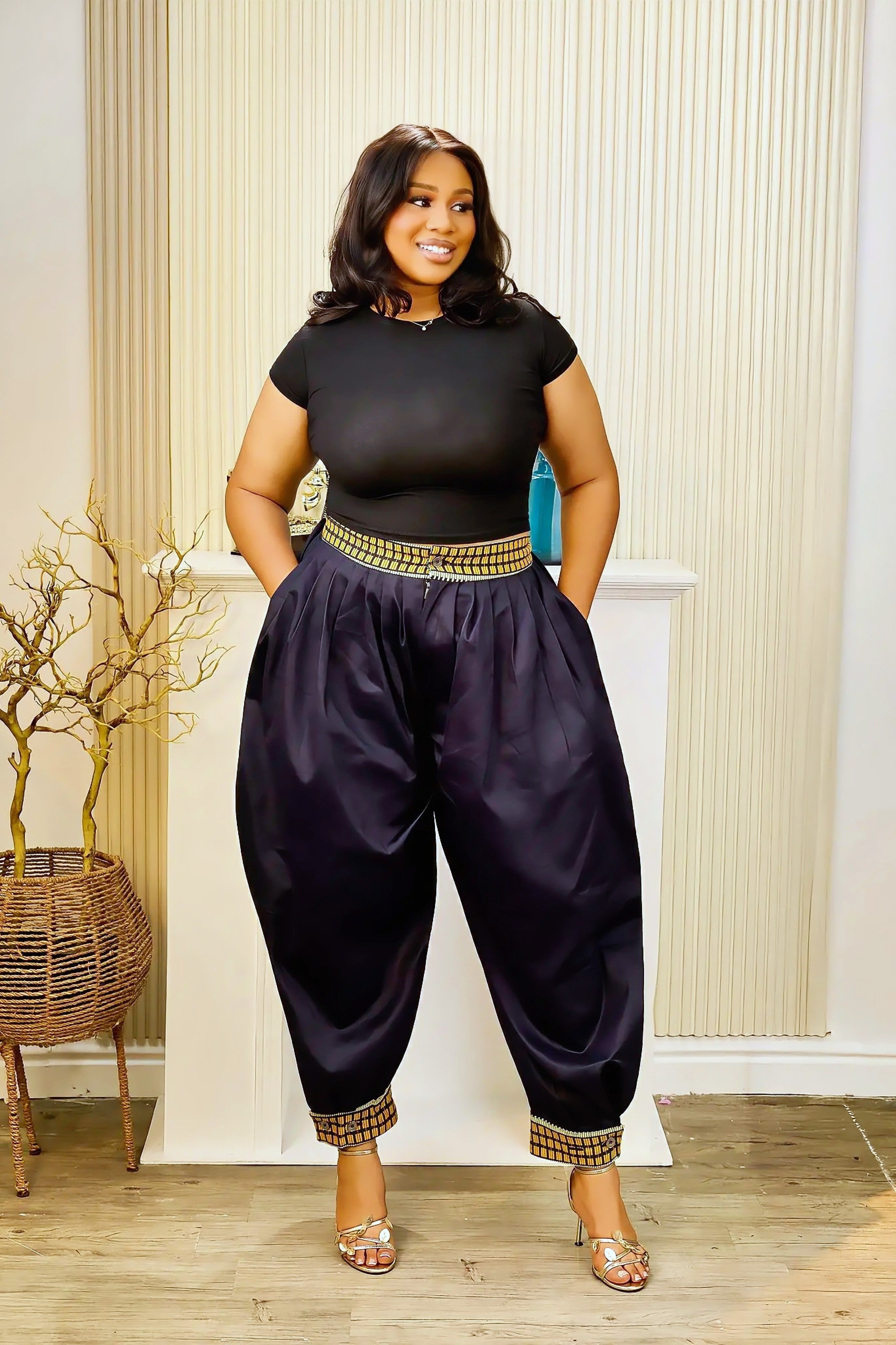 Zikora Denim & Akwaete Barrel Pants NIKI KAY