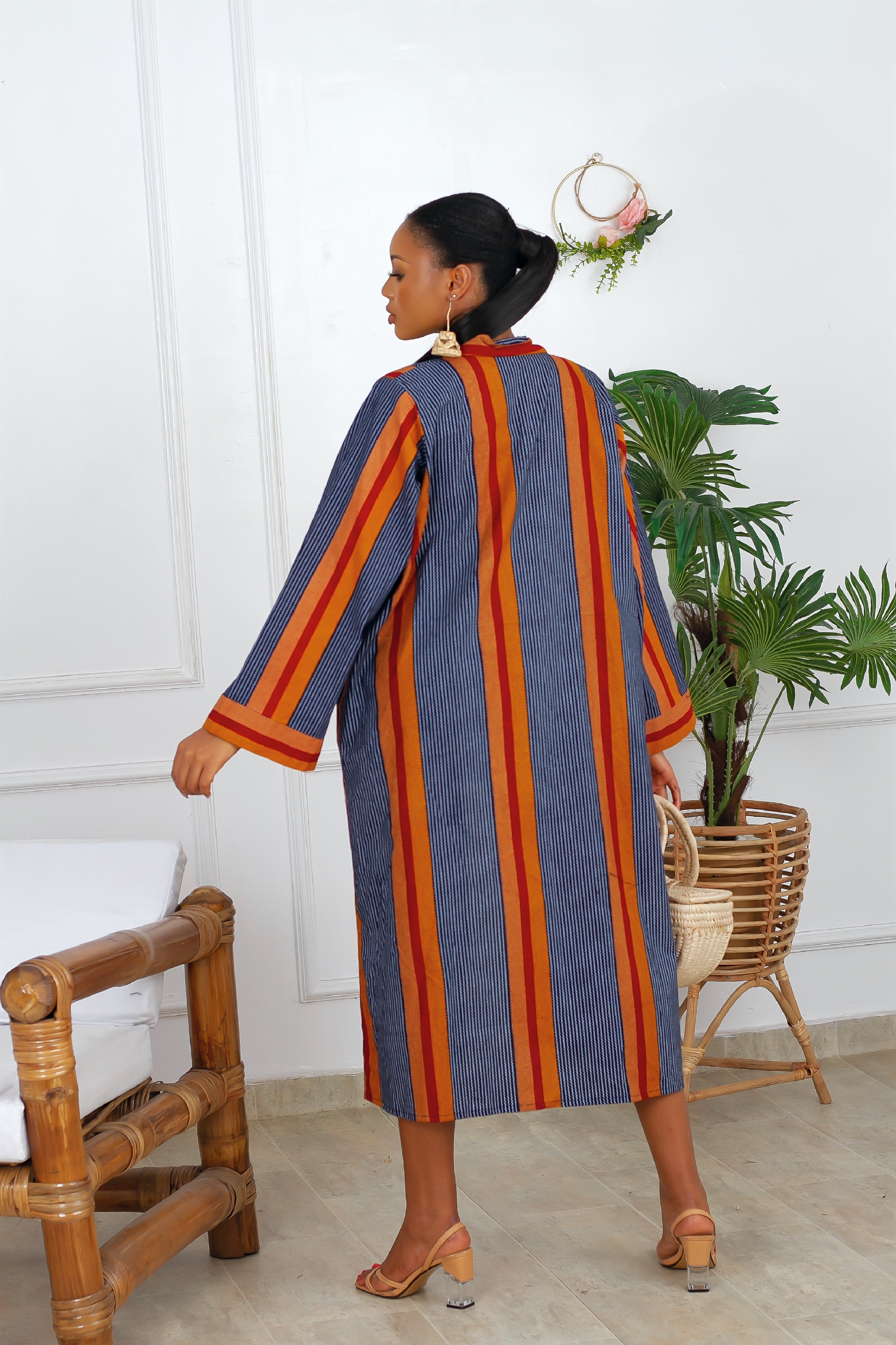 Ara African Print Kimono