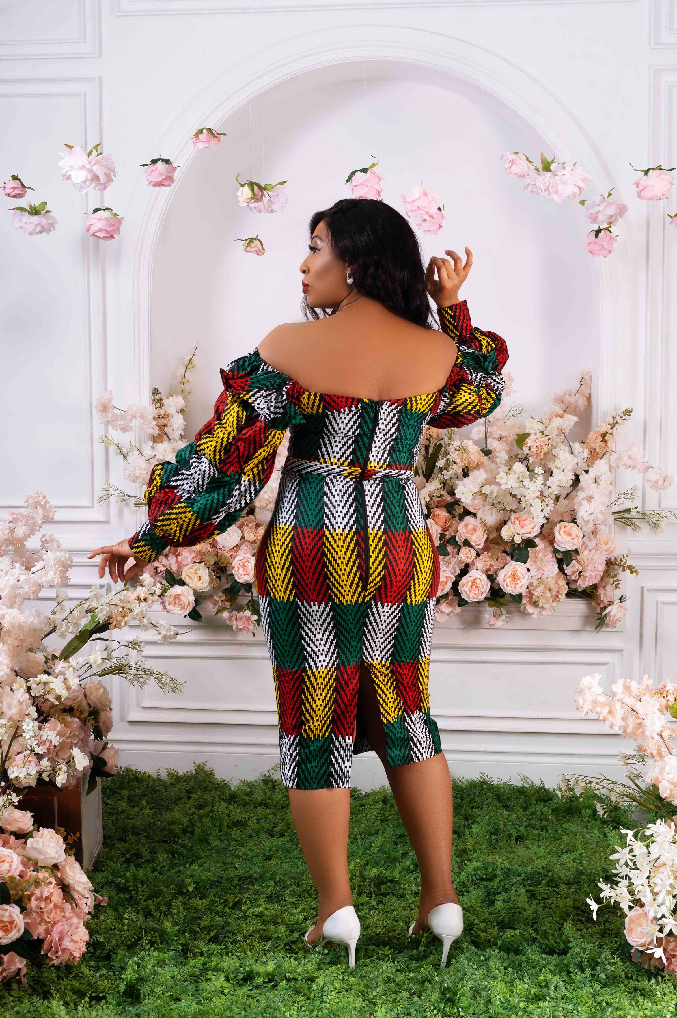 Arinola African Print Dress NIKI KAY