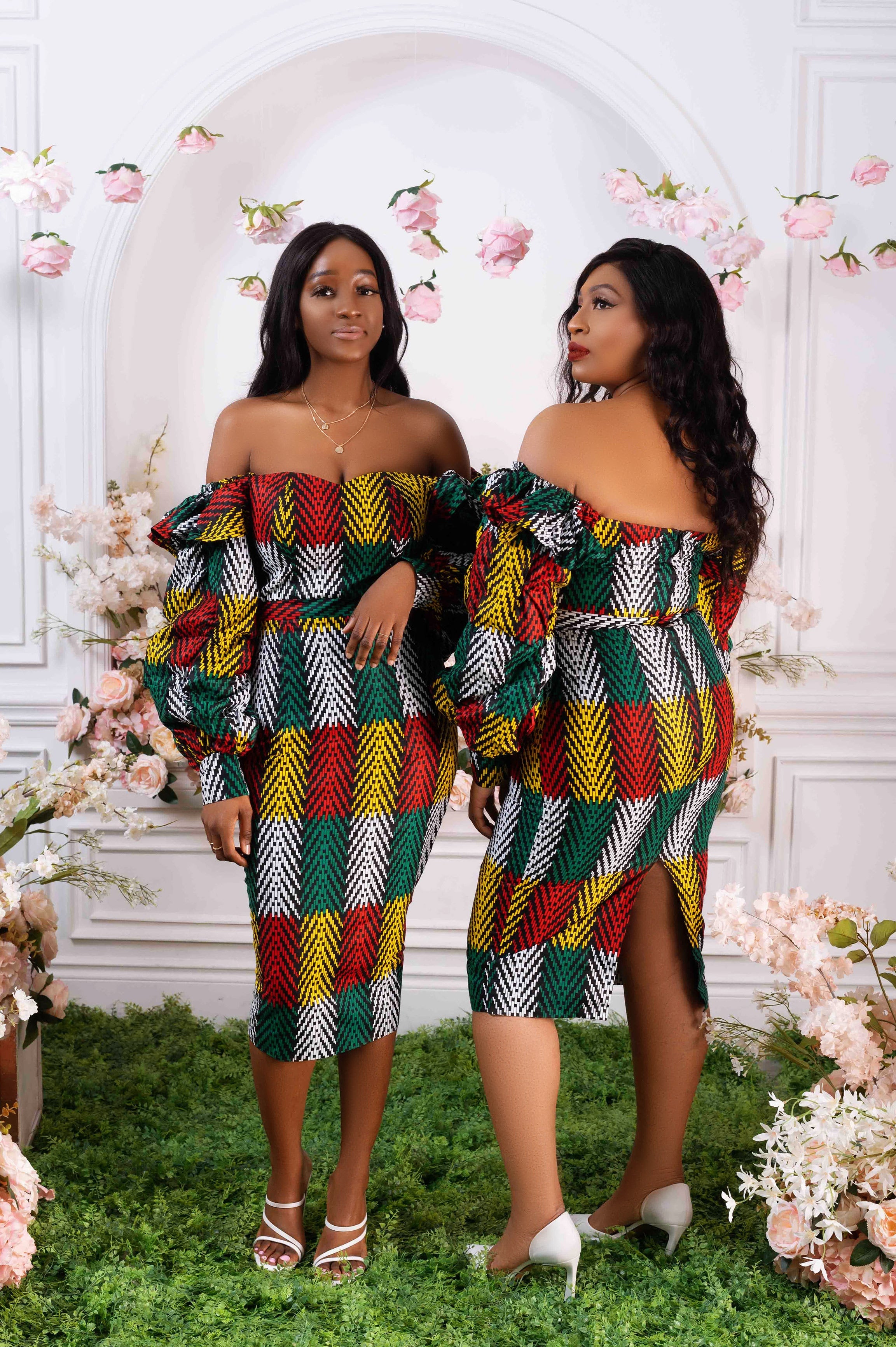 Arinola African Print Dress NIKI KAY