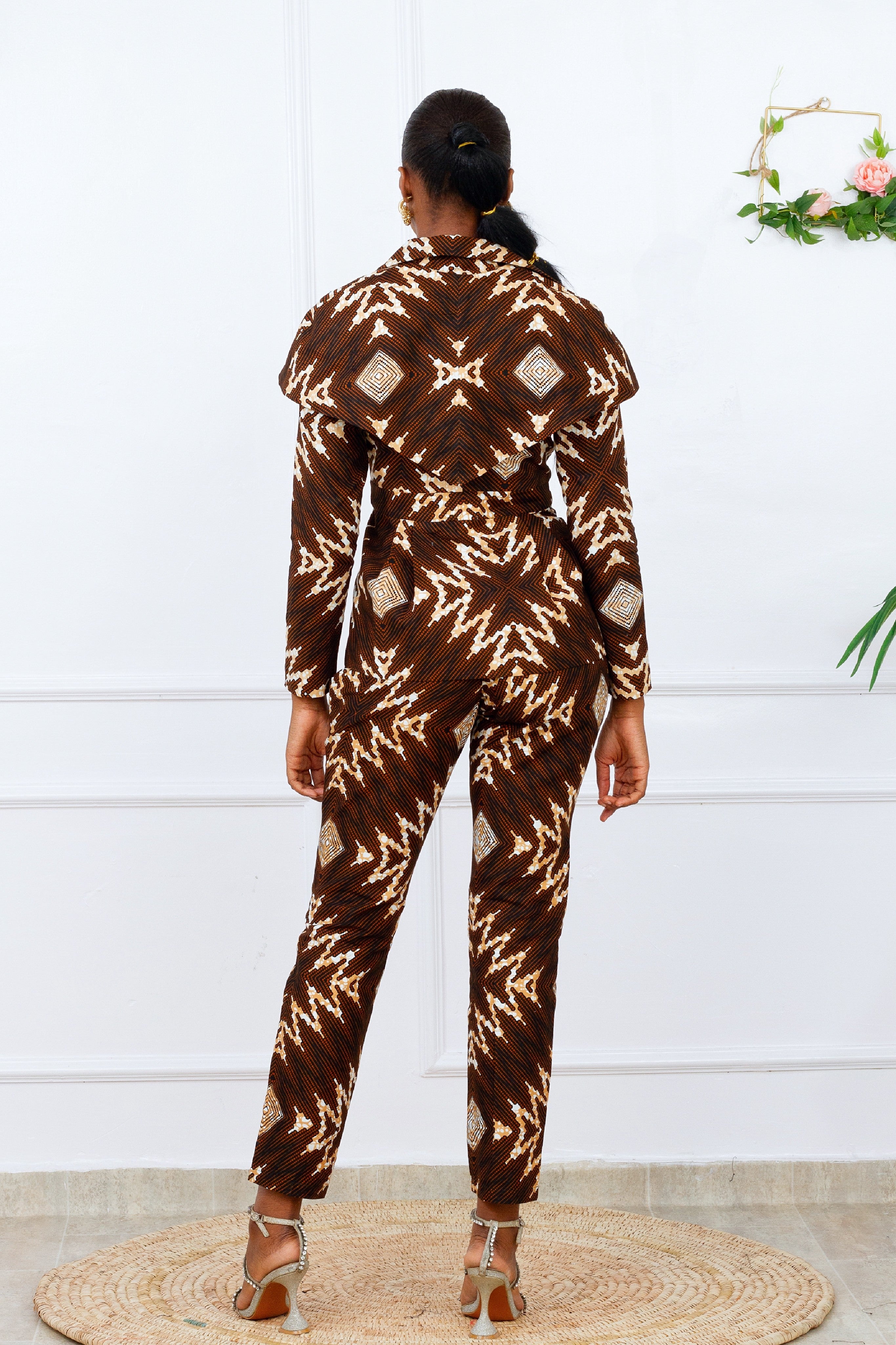 Bolanle African Print Pantsuit