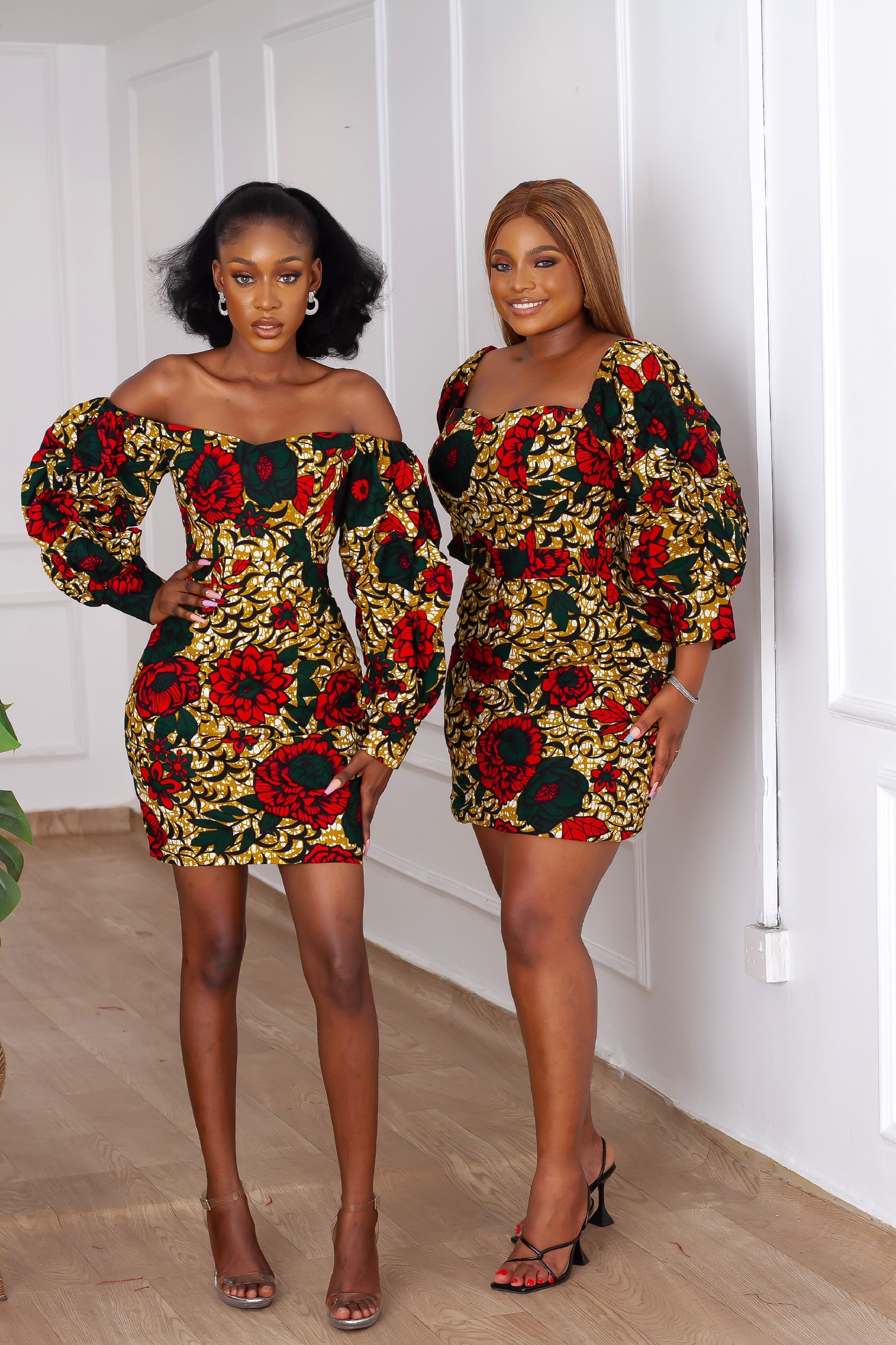 Camille African Print Dress NIKI KAY