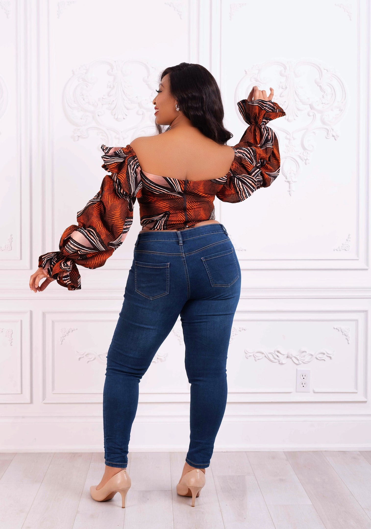 Cara African Print Top