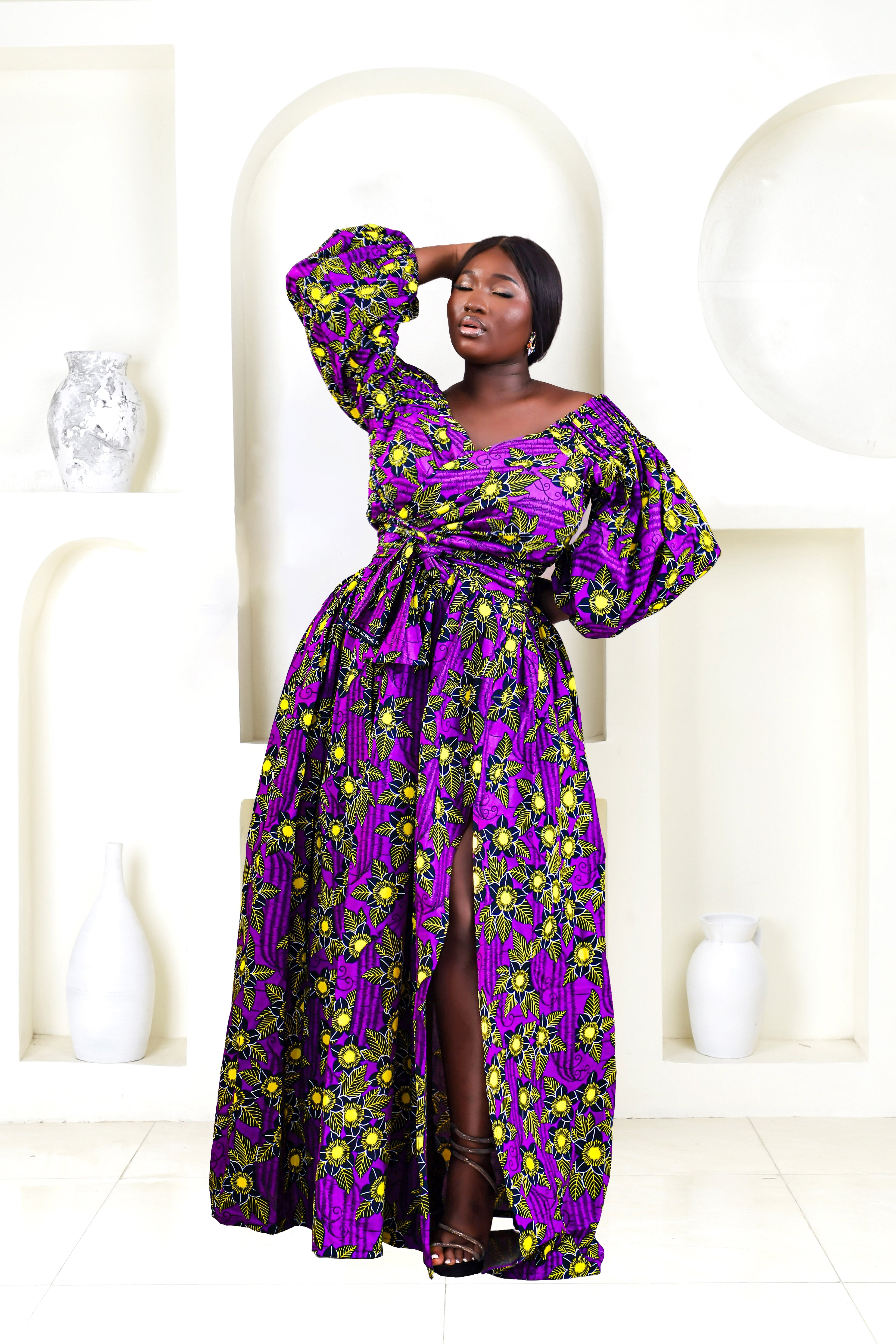 Opeyemi African Print Top & Maxi Skirt Set NIKI KAY