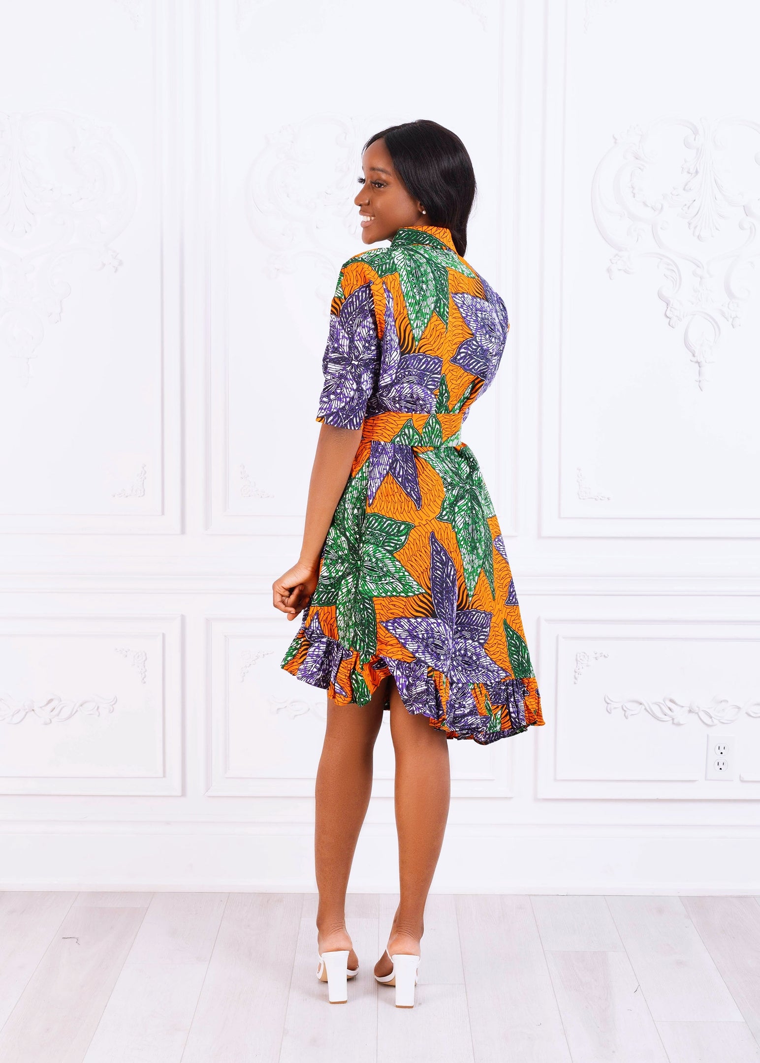 Oli African Print Shirtdress