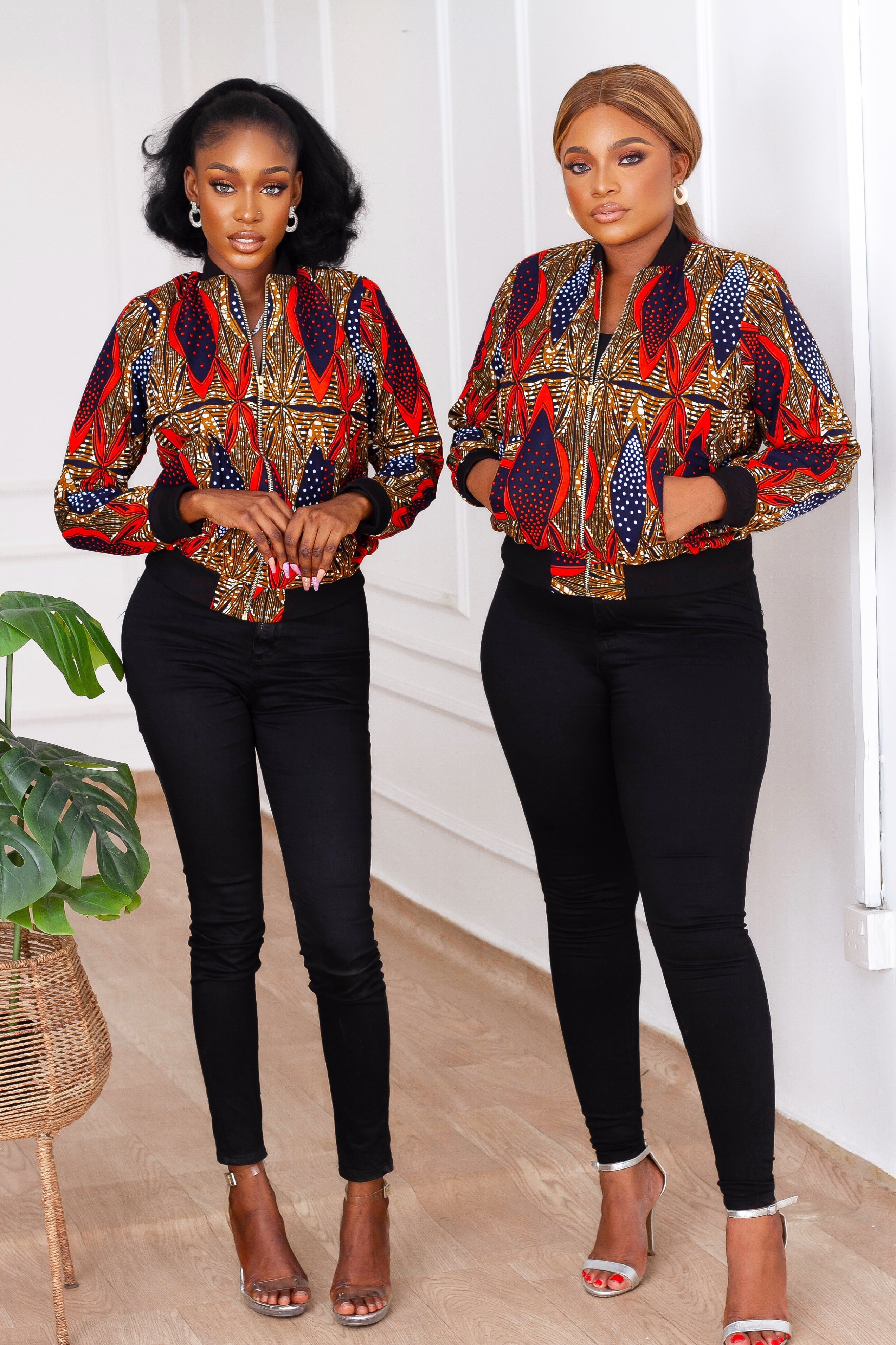 Signature Bomber Jacket (Brown) NIKI KAY