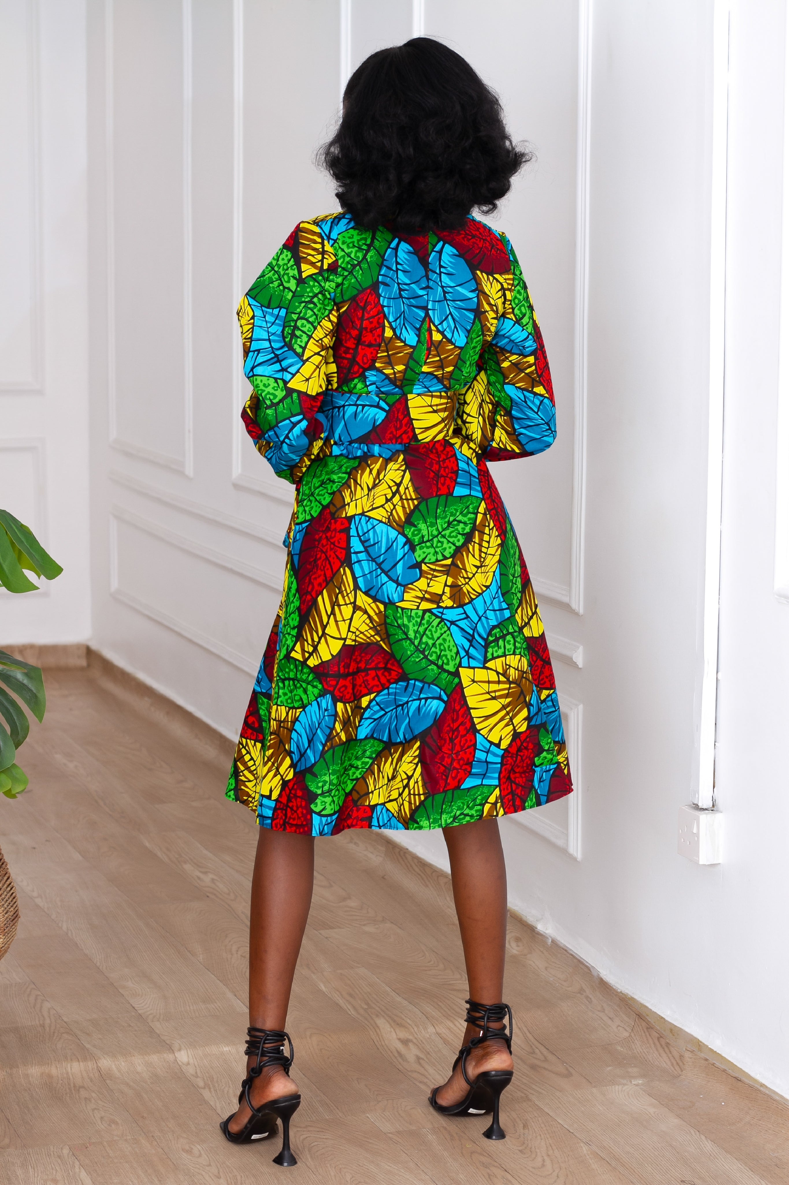 Oluchi Zippered Dress (Multi) NIKI KAY