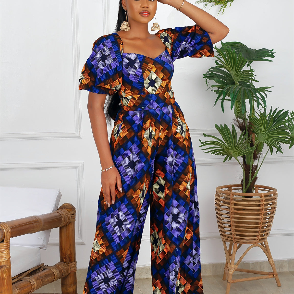 African Print Palazzo – Okatakyie