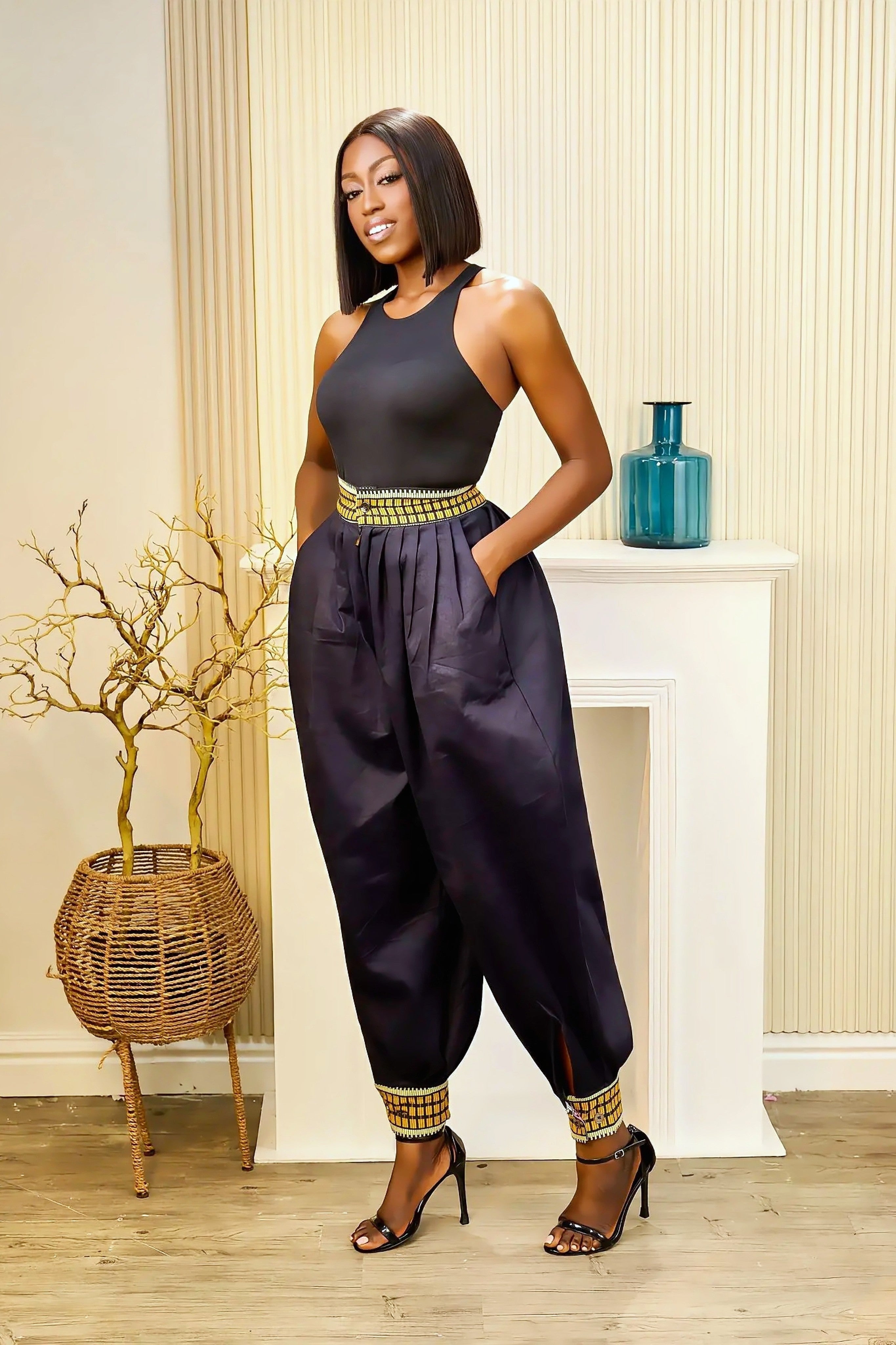 Zikora Denim & Akwaete Barrel Pants NIKI KAY