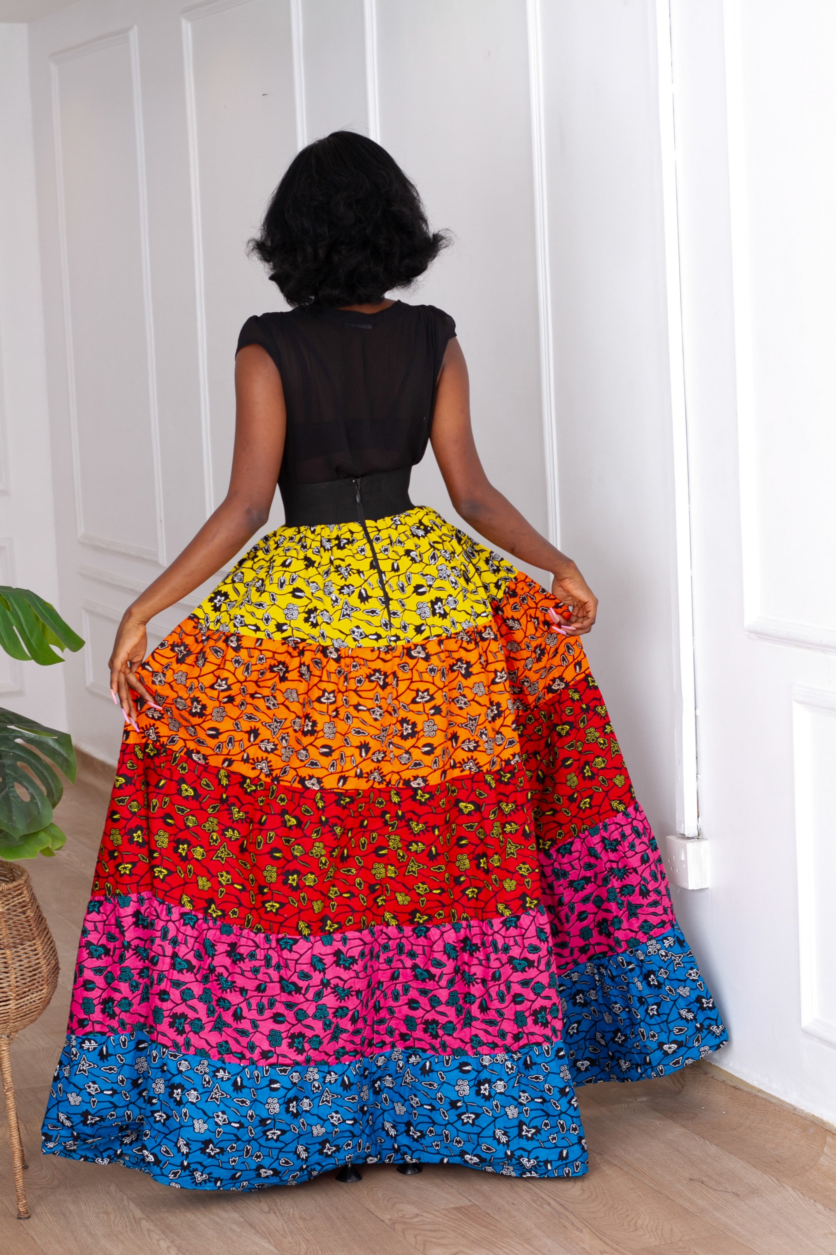 Raeni Caribbean Maxi Skirt