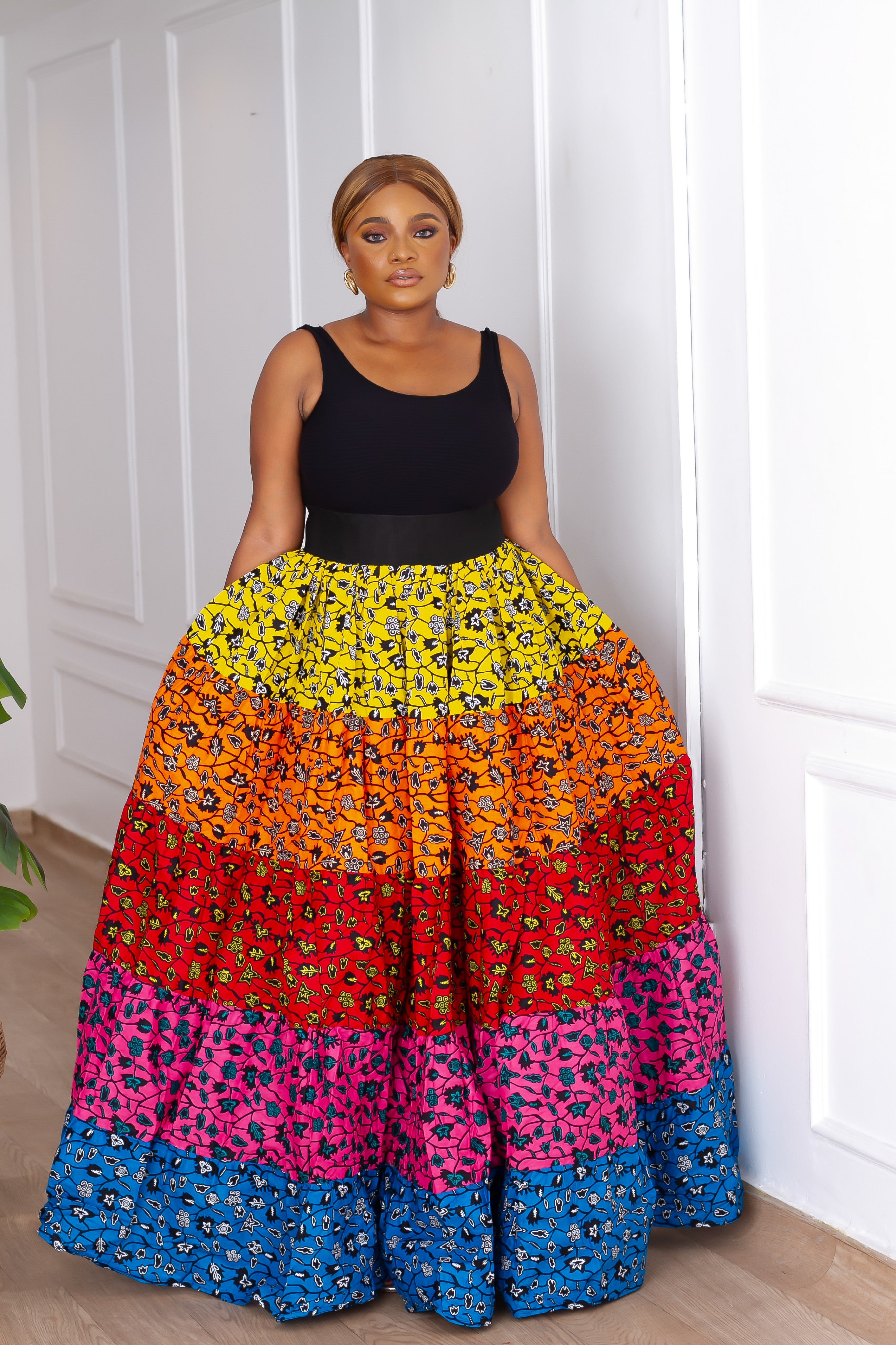 Raeni Caribbean Maxi Skirt