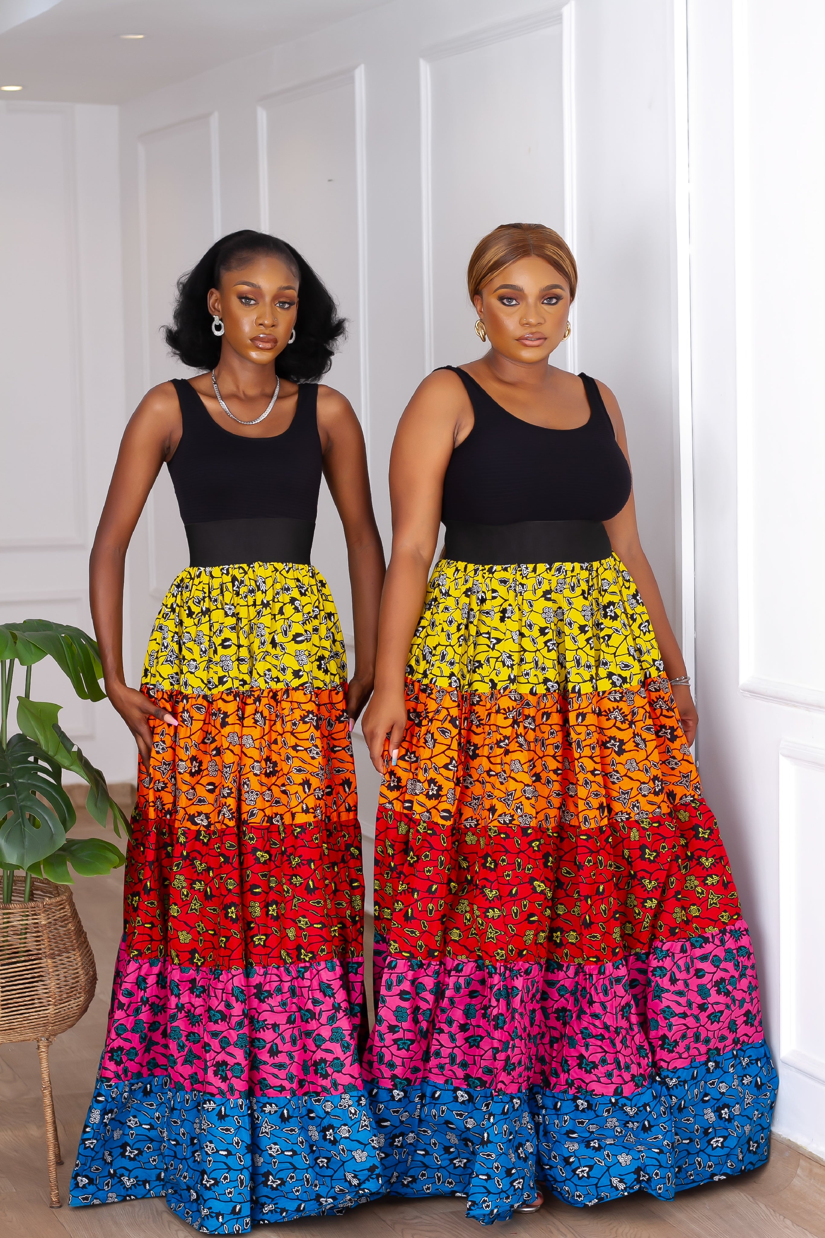 Raeni Caribbean Maxi Skirt